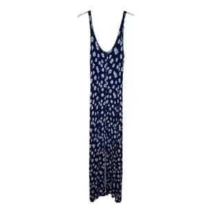 Abercrombie & Fitch blue & white Floral Dress, Floor Length, Light Weight